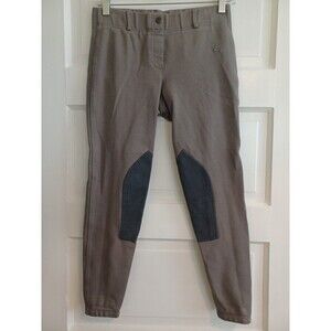 Horze equestrian breeches 28 knit horse riding pants jodhpurs reinforced knees